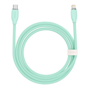 Baseus kabel Jelly Liquid PD USB-C Lightning 2 m zielony 20W
