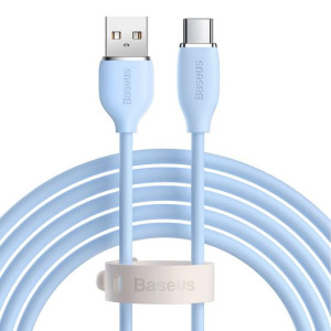 Baseus kabel Jelly Liquid USB USB-C 2 m niebieski 100W