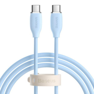 Baseus kabel Jelly Liquid PD USB-C USB-C 1,2 m niebieski 100W