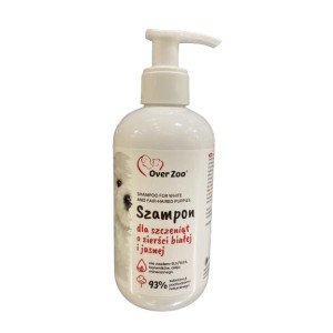 Over Zoo Szampon dla Szczeniąt Biała i Jasna Sierść 250 ml