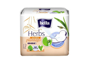 Bella Herbs Babka Lancetowata, podpaski, 12 szt.