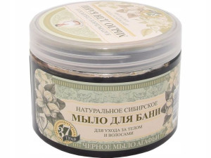 Babuszka Agafia czarne mydło Agafii 37 ziół 500ml