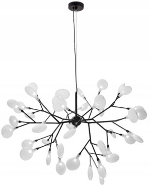 Lampa Sufitowa Wisząca Drzewko 27 G4 Black White