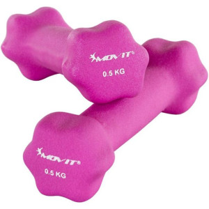Zestaw 2 x Hantle neoprenowe MOVIT 0,5 kg