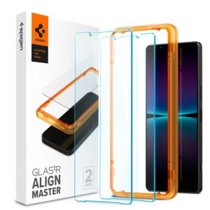 Szkło hartowane SPIGEN ALM GLAS.TR SLIM 2-PACK SONY Xperia 1 IV