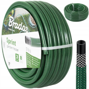 Wąż Ogrodowy Do Wody 50m 1/2" Mocny Oplot Pvc