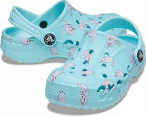 Dziecięce Crocs Klapki Sandały Delfinki 30,5