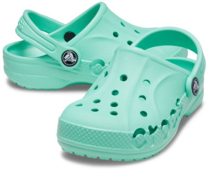 Lekkie Dziecięce Crocs Klapki Sandały Zielony 29,5