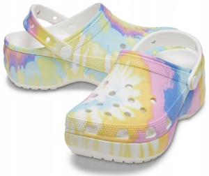 Buty Chodaki Damskie Crocs Platform Graphic 41