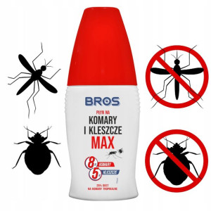 Bros Płyn Na Komary I Kleszcze Chroni Moc Bros