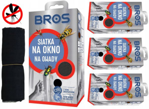 4x Siatka Moskitiera Na Komary Na Okno 130x150
