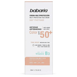 Babaria Multi-Protection Face Cream Medium SPF50