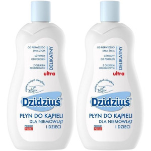 Dzidziuś Płyn do kąpieli z olejkiem 2x 500 ml