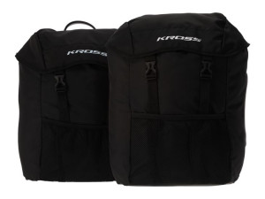 Komplet sakw rowerowych przednich KROSS ROAMER FRONT BAG 12L czarny