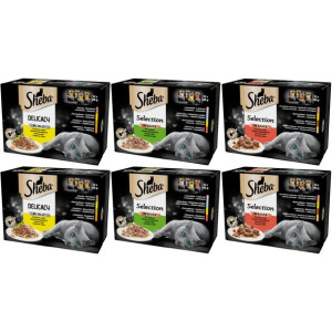 Sheba Karma dla kotów mix smaków 72x 85g