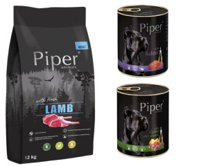 Dolina Noteci PIPER ze świeżą jagnięciną 12 kg + Gratisy (bez drobiu)