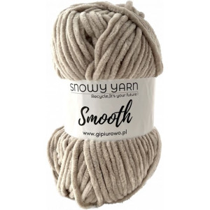 Aksamitna włóczka Smooth - beżowa 905 - 120 m