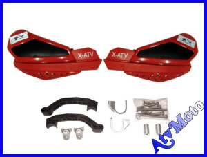 Osłony dłoni HANDBARY X-ATV - czerwone