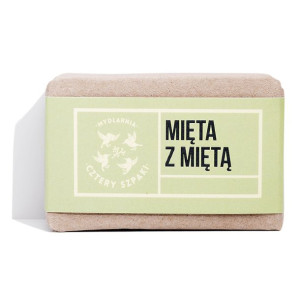 Mydło mięta z miętą Mydlarnia Cztery Szpaki (110g)