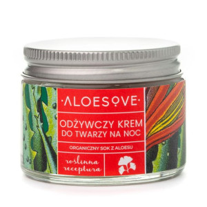 Krem do twarzy na noc (odżywczy) ALOESOVE (50ml) Organiczny Aloes