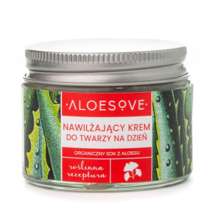 Krem do twarzy na dzień (nawilżający) ALOESOVE (50ml) Organiczny Aloes
