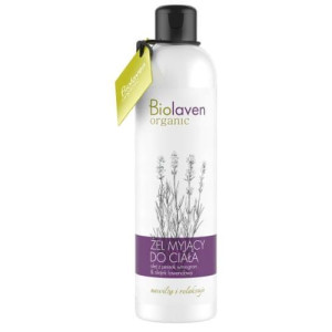Żel do mycia ciała Biolaven Organic (300ml) Lawenda i olej z pestek winogro