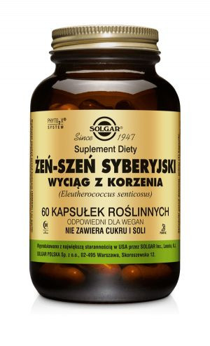 Żeń-szeń syberyjski (Eleutherococcus senticosus) wyciąg z korzenia (150mg)