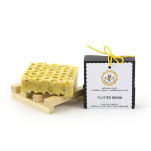 Mydło naturalne Plaster Miodu Miodowa Mydlarnia (85g)