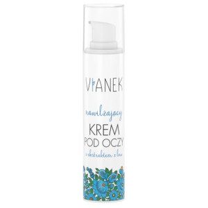 Krem pod oczy nawilżający VIANEK Ekstrakt z lnu, kiełki pszenicy (15ml)