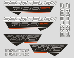 Zestaw naklejek Polaris Sportsman 800 EFI