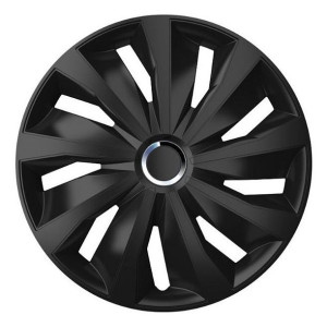 Komplet kołpaków Grip Black 14" - czarny