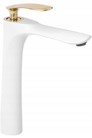 Bateria Umywalkowa Orbit White Gold Wysoka - Rea