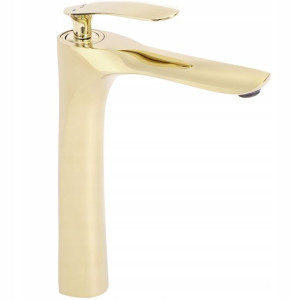 Bateria Umywalkowa Orbit Złota Gold Wysoka - Rea