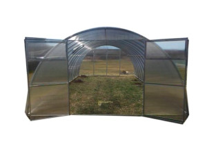 Tunel Szklarnia ogrodowa 4x6 m z POLIWĘGLANU 4mm, profile 20x40