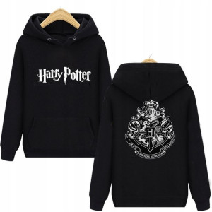 Bluza HARRY POTTER dziecięca kaptur HOGWART 158