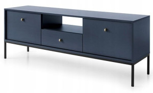 Komoda rtv szafka pod telewizor MINI 154 cm GRANAT