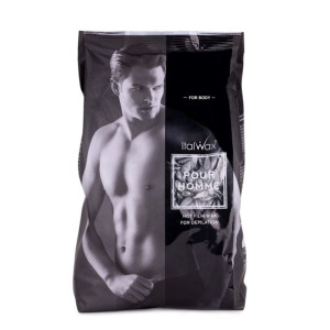 Wosk Italwax pour homme black film wax w dropsach do depilacji dla mężczyzn