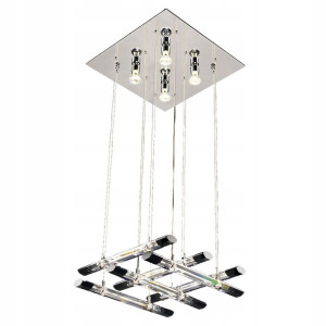 Italux Ciekawy Żyrandol Diamond MD8103-16B2 PR