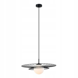 Italux Czarny Żyrandol Alison MDM-4001/1 BK Loft
