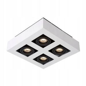 Italux Lampa CASEMIRO biała czarna IT8001S4-WH/BK