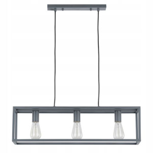 Italux Lampa wisząca SIGALO szara MD-BR4367-D3 GR