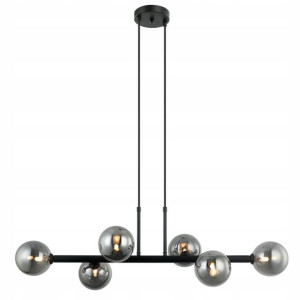 Italux nowoczesny Żyrandol Olbia PND-38679-6-BK+SG