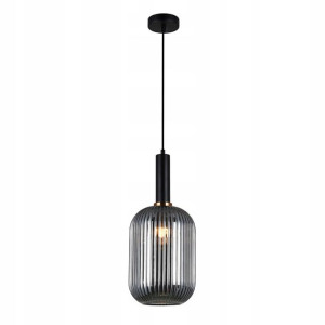 Italux Żyrandol Antiola PND-5588-1L-BK+SG dymiony