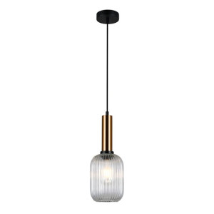 Italux Żyrandol Antiola PND-5588-1M-BRO+CL