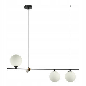 Italux Żyrandol Barletta PND-76540-3-BK opal