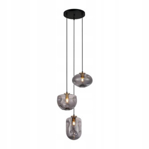 Italux Żyrandol Hatella PND-112038-3A-BRO+SG