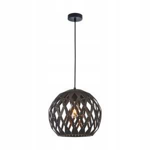 Italux Żyrandol Hilo E27 40W PND-22341-1L-BK