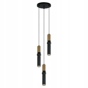 Italux Żyrandol Isidora PND-14290-3-BRO-BK