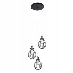 Italux Żyrandol Lesto MDM-2676/3 ABK Loft