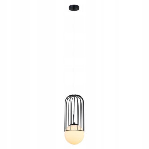 Italux Żyrandol Matty MDM-3939/1 BK industrialny
